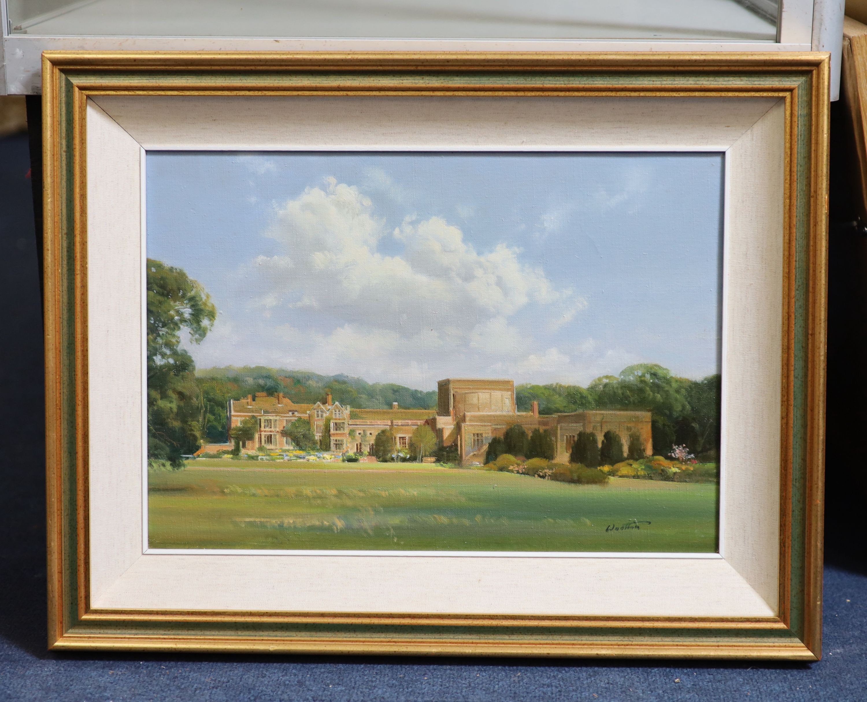 Frank Wootton (1914-1998), Glyndebourne, Oil on canvas, 28 x 40cm.